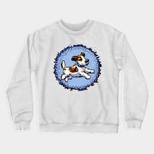 A happy dog Crewneck Sweatshirt